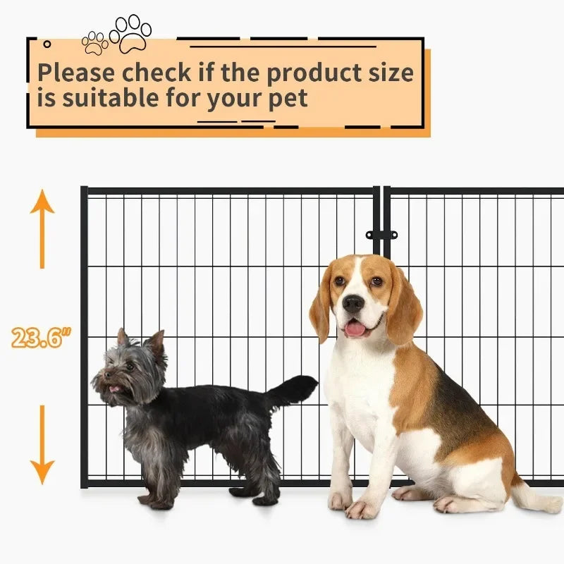 , Dog Crate, Dog Kennel, Pet Crate, Indoor Outdoor, XL, Black